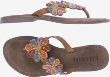 LAZAMANI Sandals & High-Heeled Sandals in 38 in Brown: front