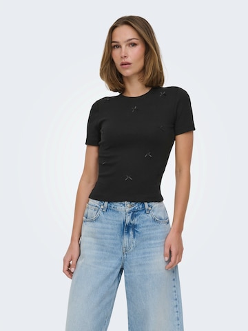 ONLY Majica 'ONLFEMKE' | črna barva: sprednja stran