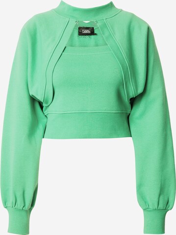 Sweat-shirt Karl Lagerfeld en vert