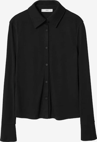 MANGO Blouse 'Celina' in Zwart: voorkant