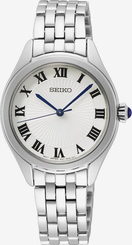 SEIKO Analog Watch 'Cabochon, SUR327P1' in Silver: front