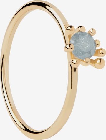 Bague P D PAOLA en or : devant