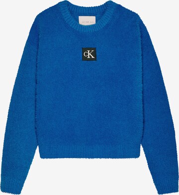 Pull-over Calvin Klein Jeans en bleu : devant