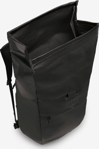 Osprey Sports Backpack 'Transporter Roll Top' in Black