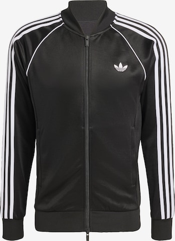 Veste de survêtement 'SST' ADIDAS ORIGINALS en noir : devant