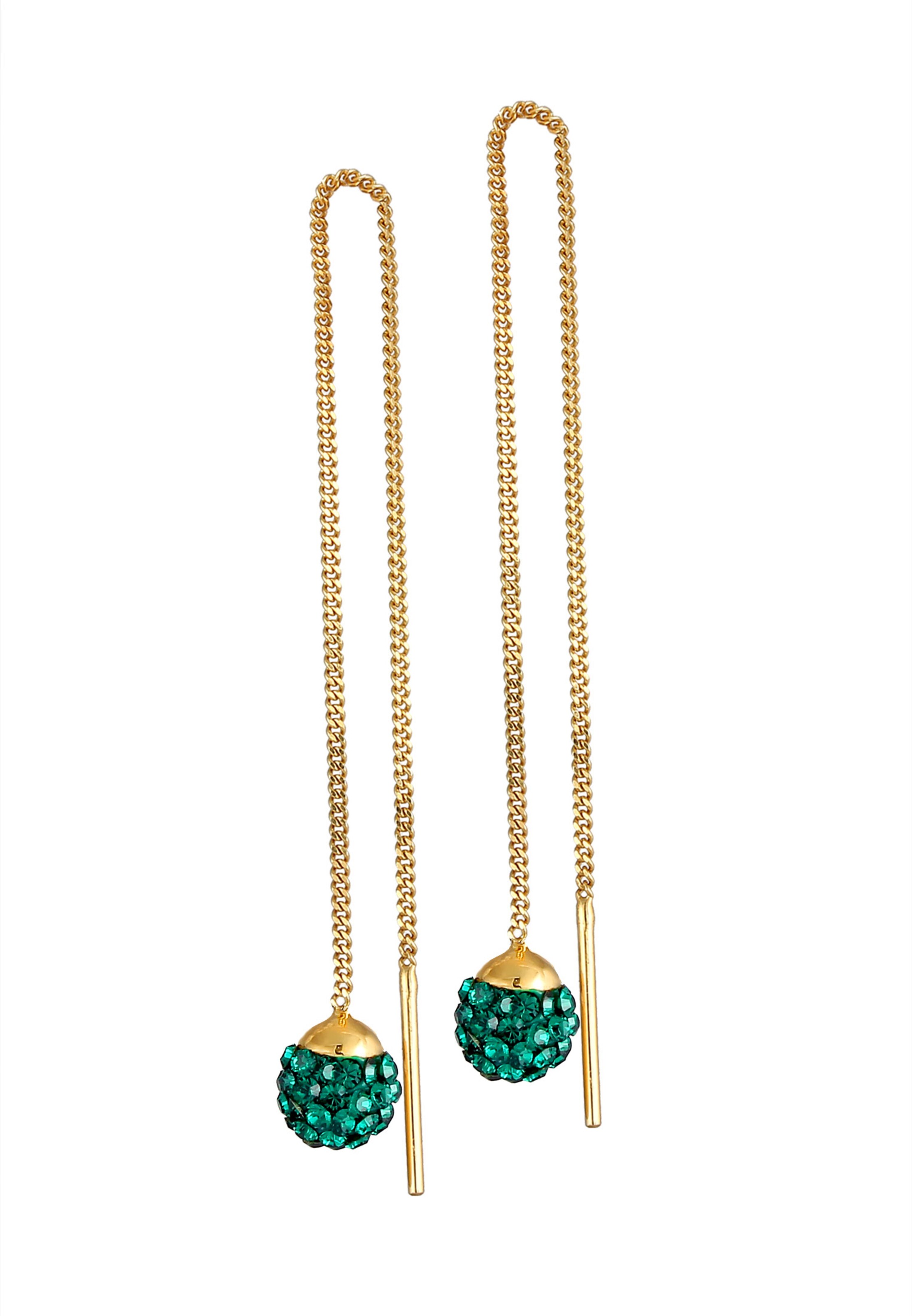 ELLI Ohrringe 'Ear Chain' in Gold