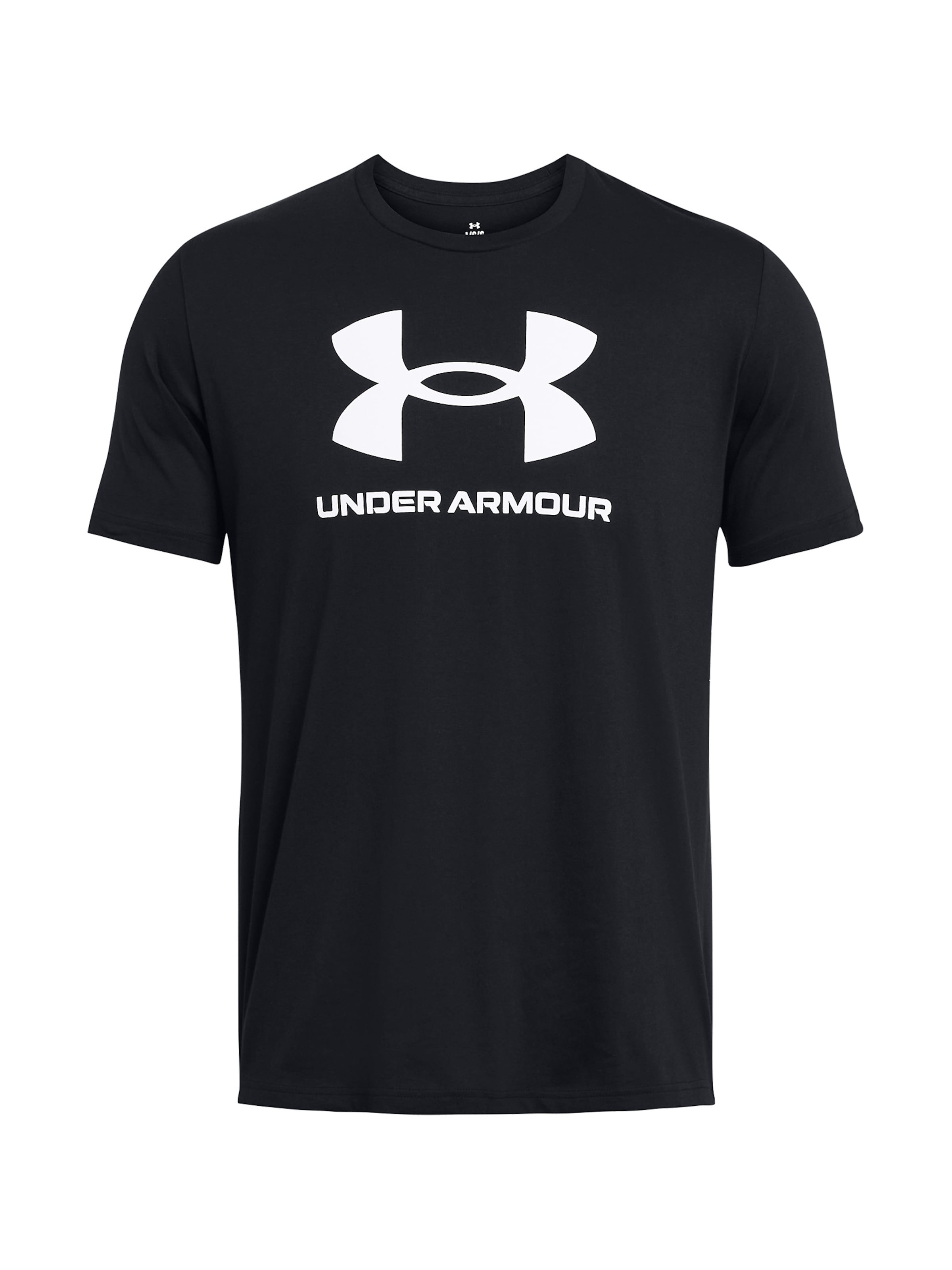 UNDER ARMOUR Funktionsshirt in Schwarz: Vorderseite