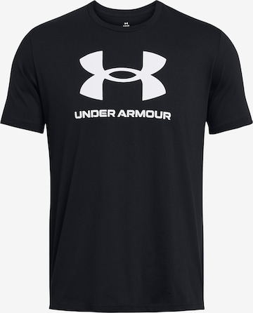 UNDER ARMOUR Funktionsshirt in Schwarz: predná strana