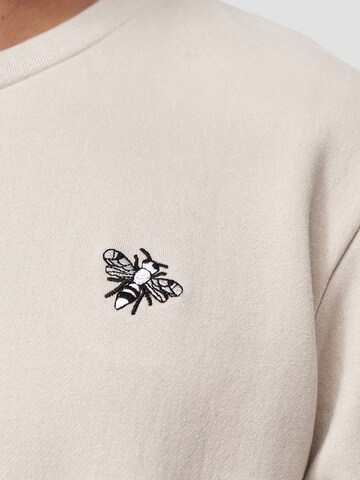 Mikon Sweatshirt 'Fliege' in Beige
