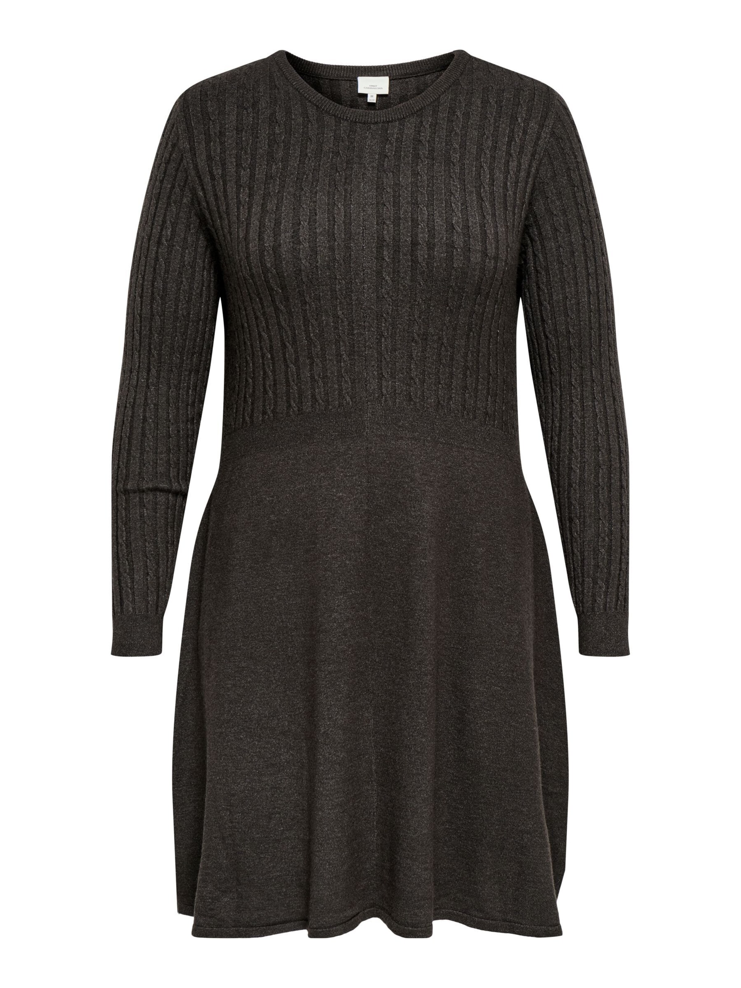 ONLY Carmakoma - Vestido 'CARFIA' en marrón: frente