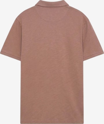T-Shirt 'Zip Polo Shirt' LTB Jeans en marron : devant