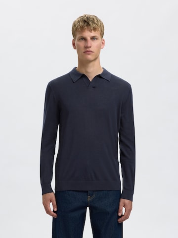 SELECTED Sweater 'SLHTRAY' in Blue: front
