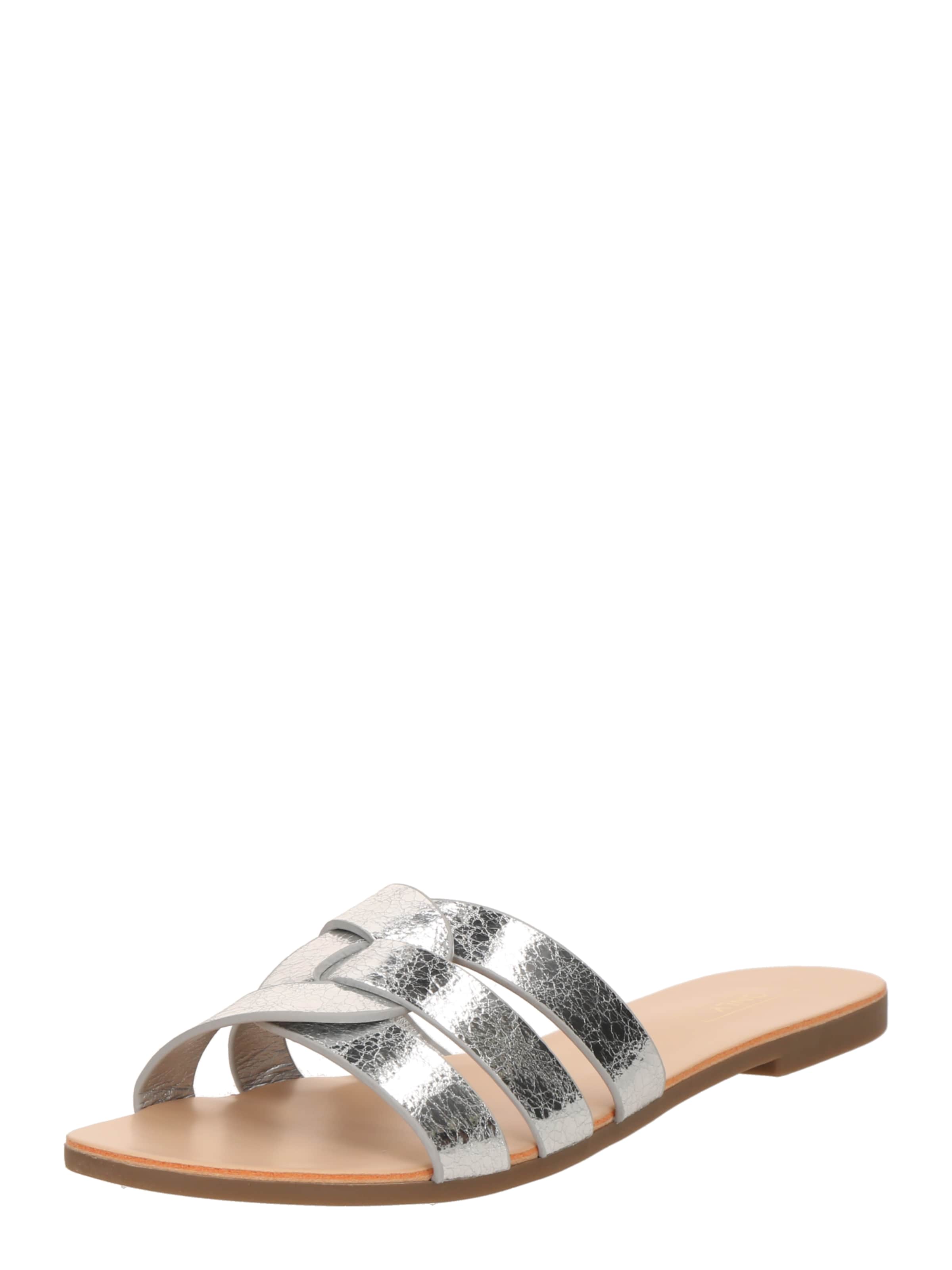 ONLY Pantoletter 'ONLFELI-4' i sølv: forside