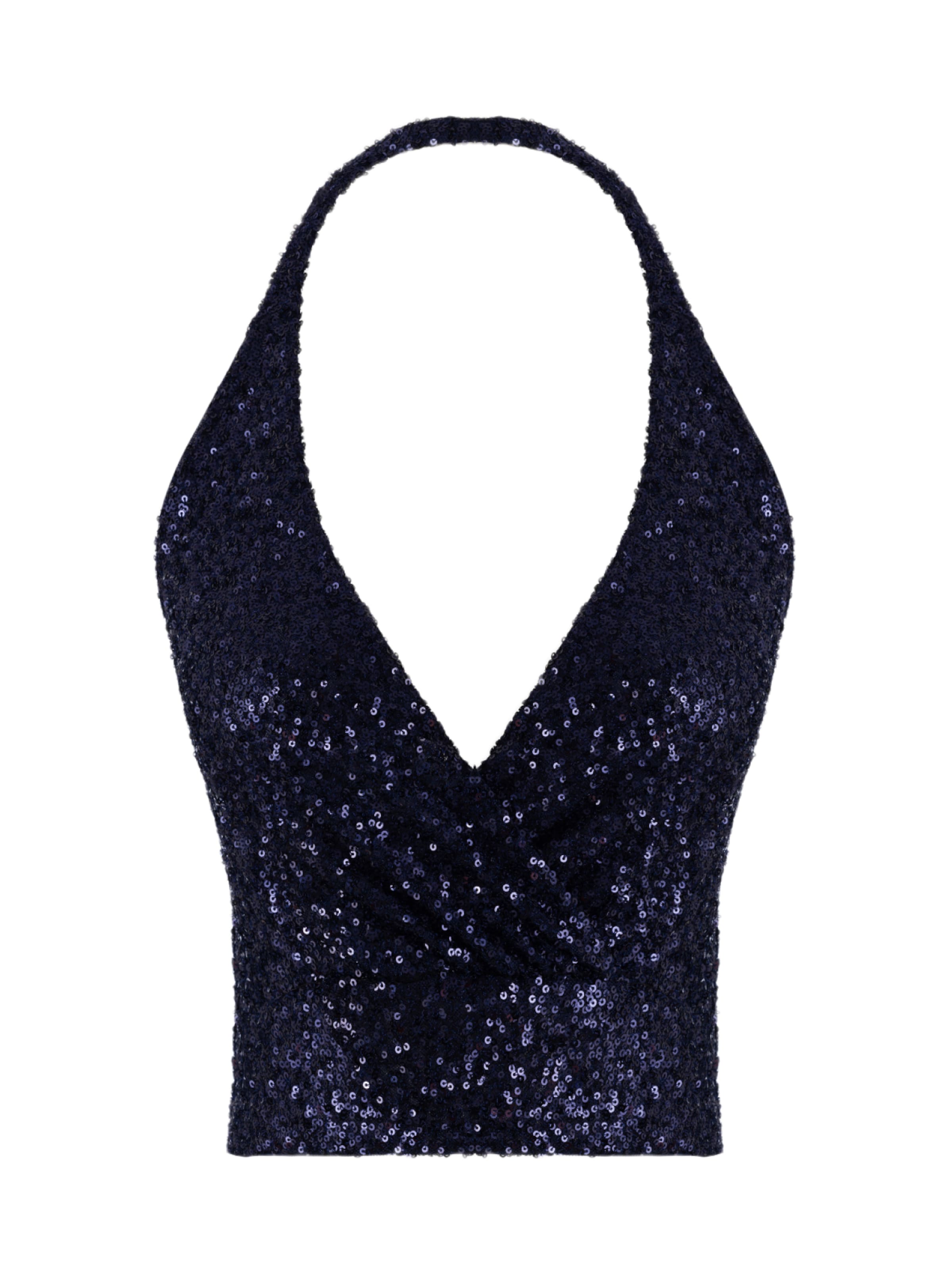 No Matter What Top in Blauw: voorkant