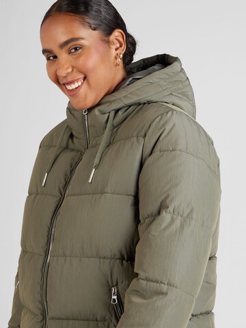 ONLY Carmakoma Winter coat 'Dolly' in Green