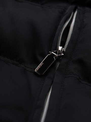 Ombre Winterjas in Zwart