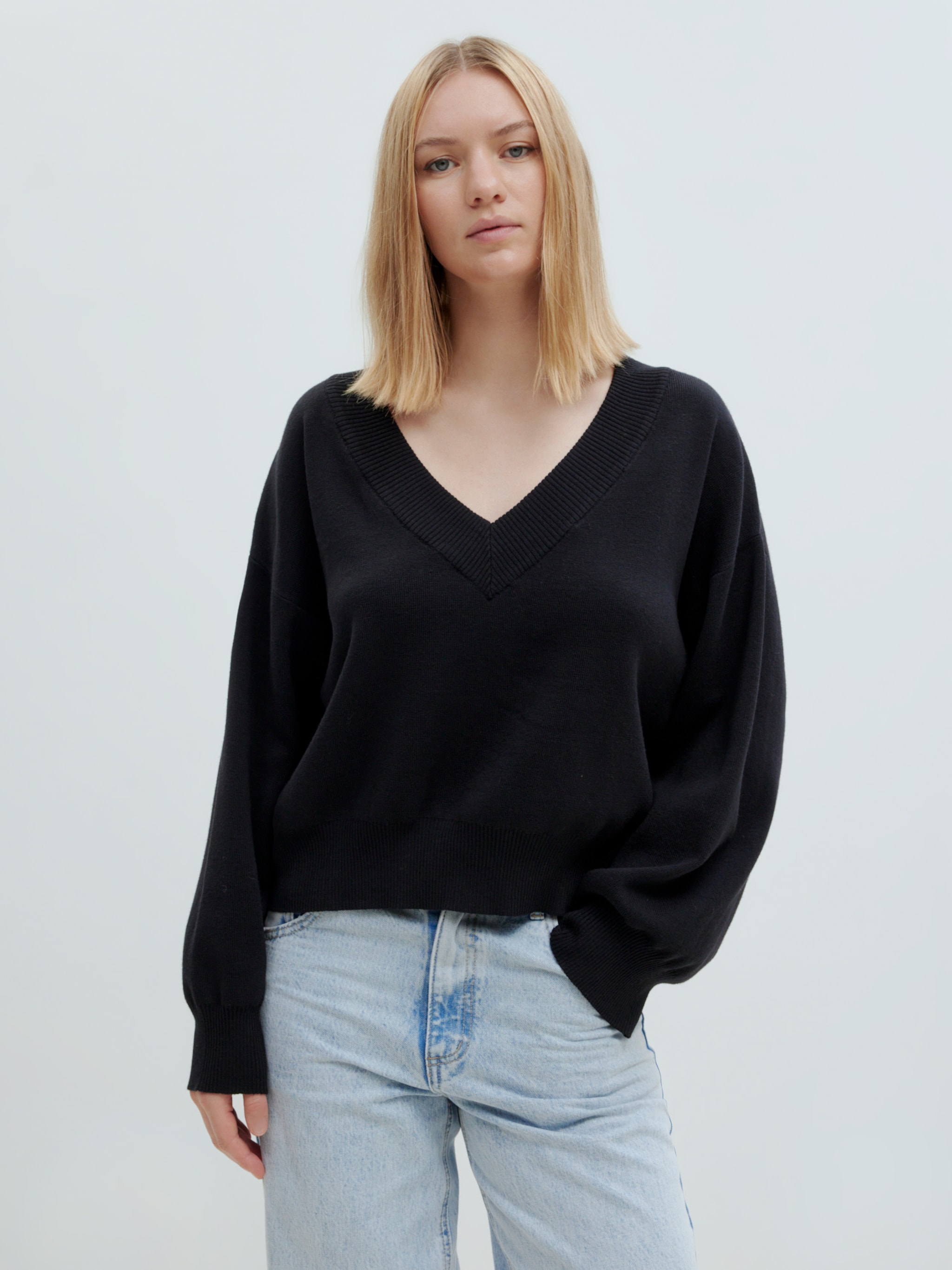 EDITED Produkte Pullover 'Fabiola' schwarz
