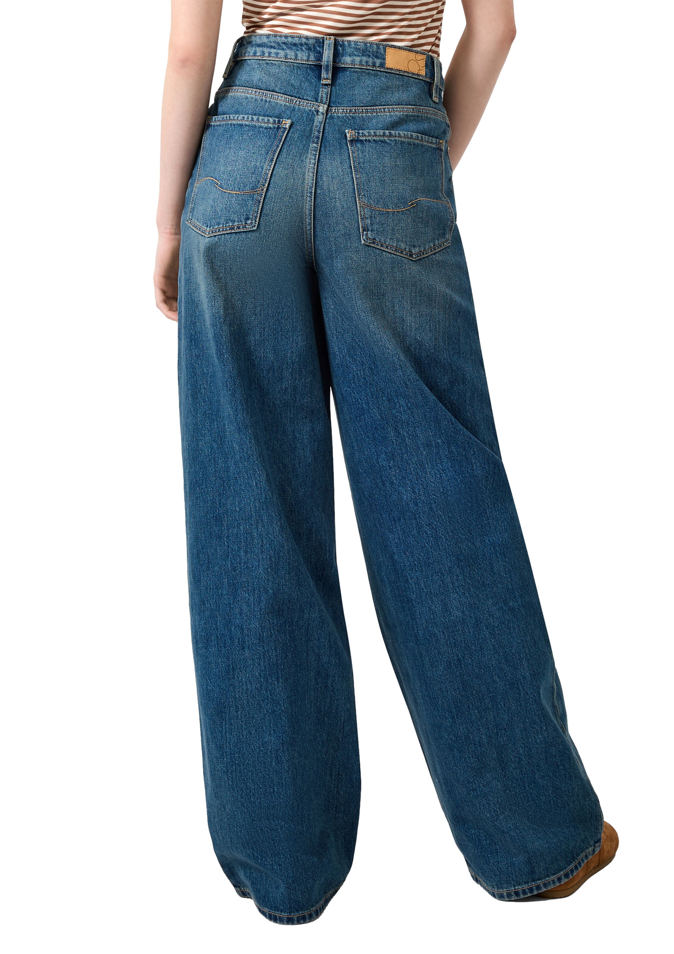 QS Wide leg Jeans 'Catie' in Blue