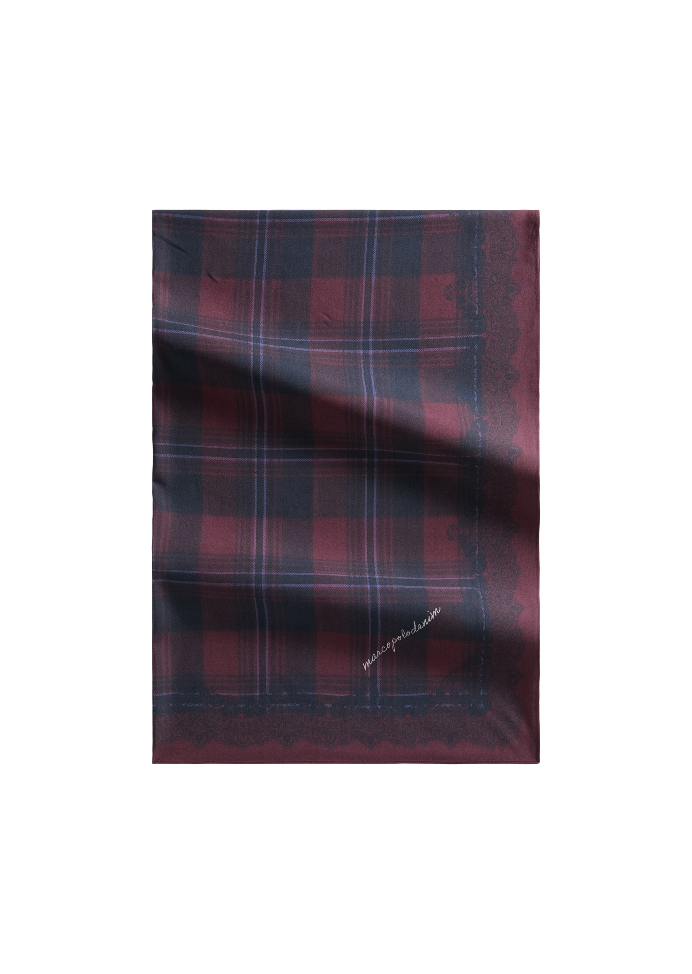 Marc O'Polo DENIM Tuch in Rot: oben