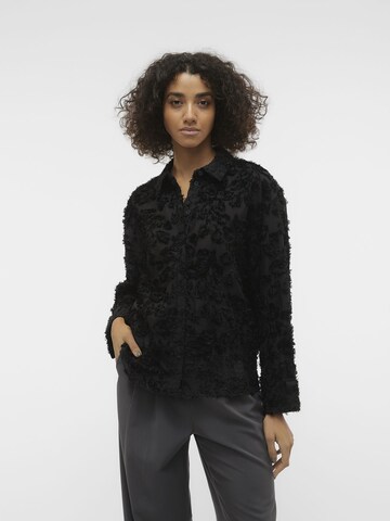 VERO MODA Bluse 'HENNY' i sort: forside