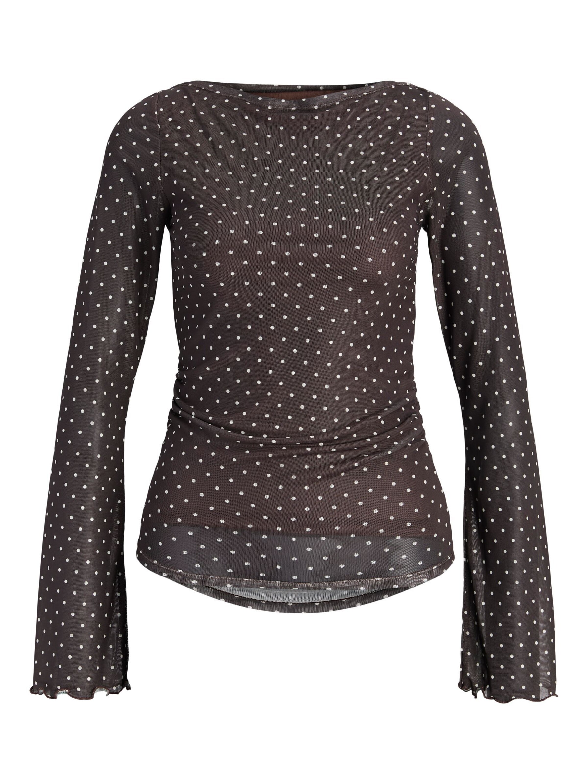 JJXX Shirt 'JXMINNA' in Bruin: voorkant