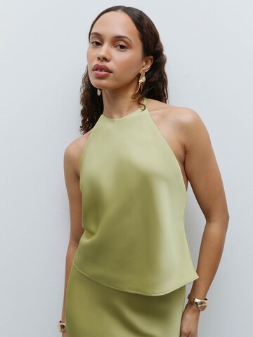 Fleur by Kaviar Gauche - Blusa en verde: frente