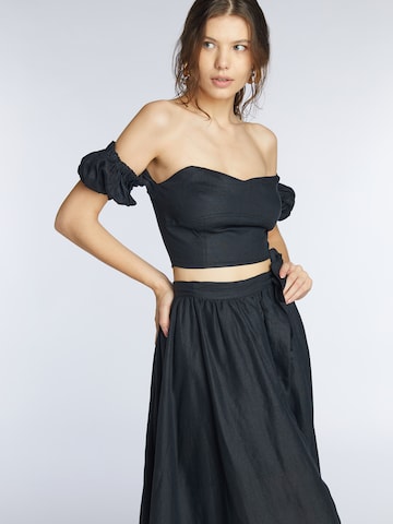 KAN - Blusa 'MALABAR' en negro