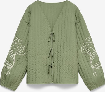 VERO MODA Välikausitakki 'VMCLIO' värissä vihreä: etupuoli