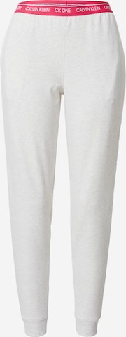 Calvin Klein Underwear - Pantalón de pijama en blanco: frente