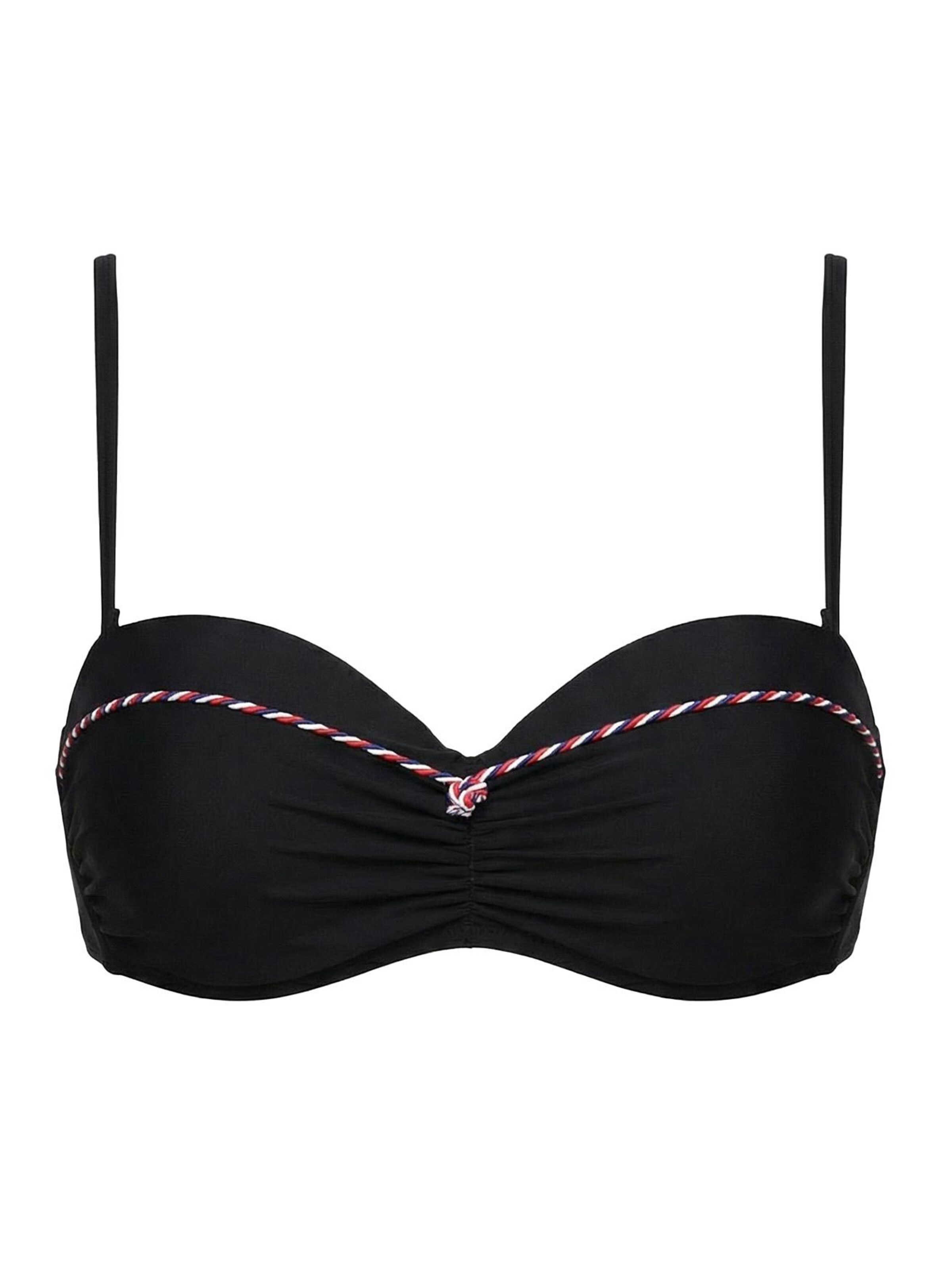 Marko Push-up Bikini Top 'Hope M-822 (3)' in Black: front