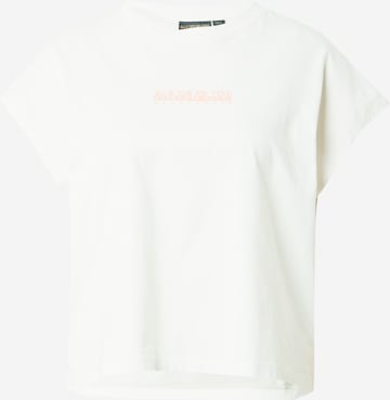 T-shirt 'TAHI' NAPAPIJRI en blanc : devant