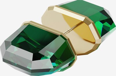 Swarovski Ohrringe in gold / grün, Produktansicht