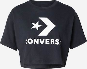 CONVERSE Μπλουζάκι σε μαύρο: μπροστά