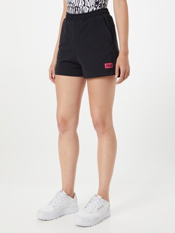 FILA Regular Shorts 'BANAZ' in Schwarz: Vorderseite