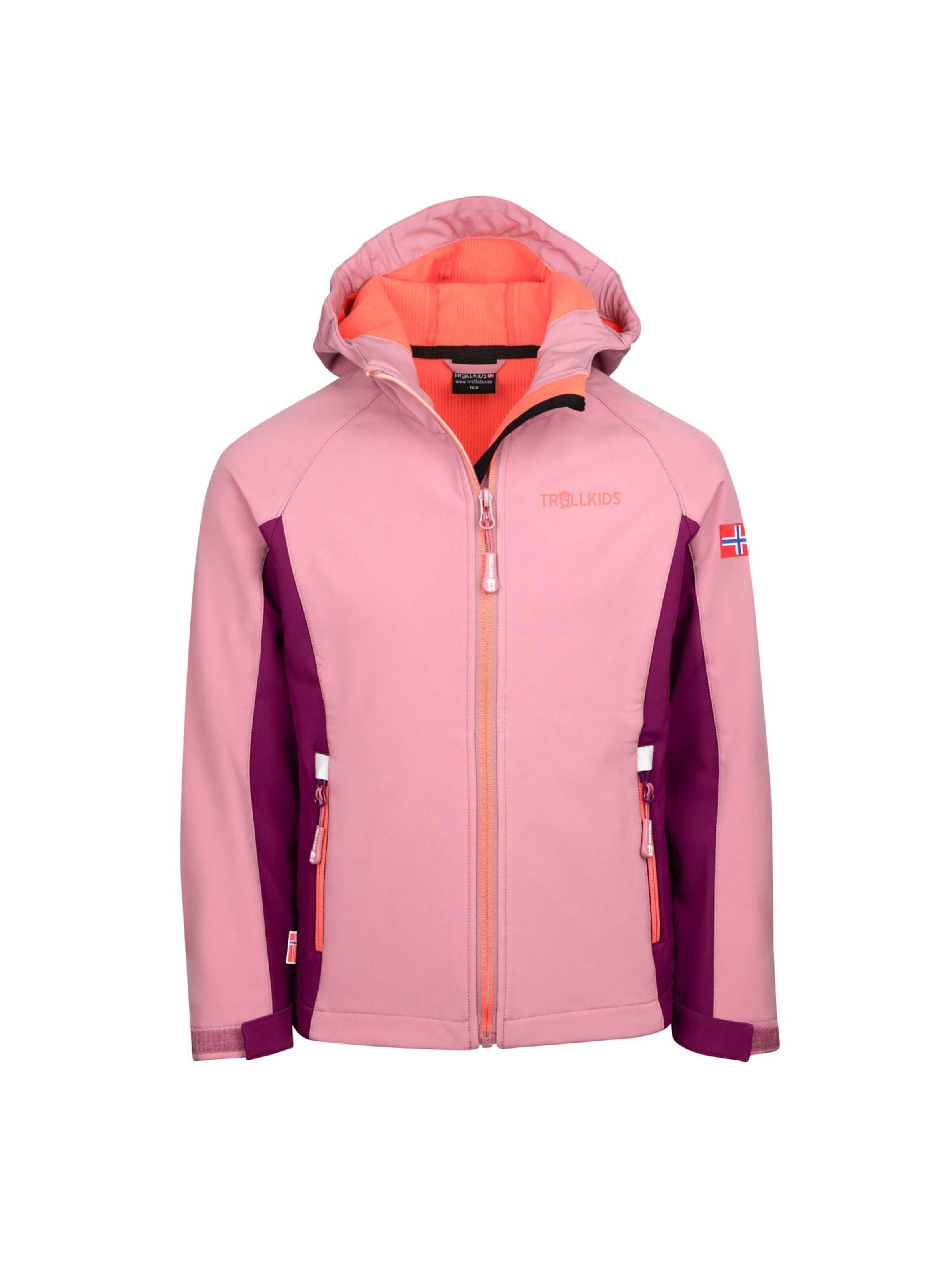 TROLLKIDS Outdoor jacket in Purple: front