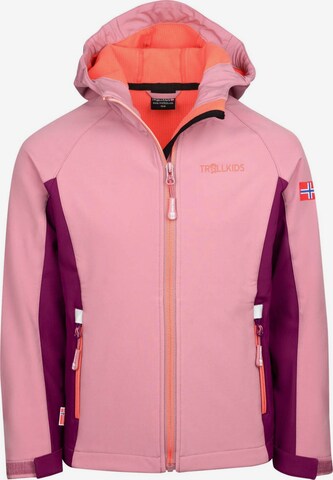 TROLLKIDS Outdoor jacket in Purple: front