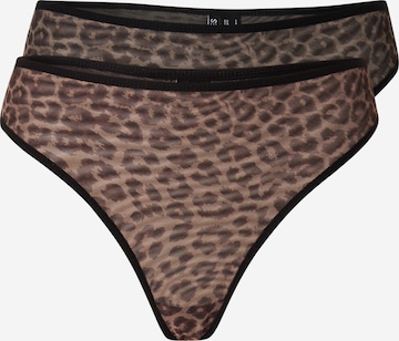 PIECES Panty in Brown: front