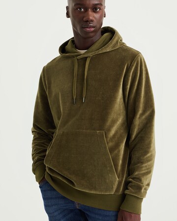 Sweat-shirt WE Fashion en vert : devant