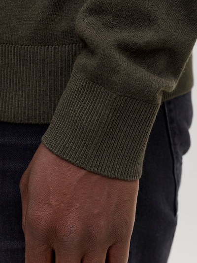 JACK & JONES Pull-over 'JJEEMIL' en S en marron, Vue avec produit