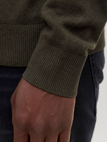 JACK & JONES Sweater 'JJEEMIL' in Brown