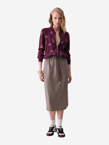 Liu Jo Sweatjacka 'FELPA APERTA TF6133 J3958' i lila