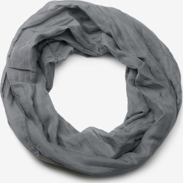 styleBREAKER Schlauchschal 'Seidiger unifarbener Loop' in Grau: Vorderseite