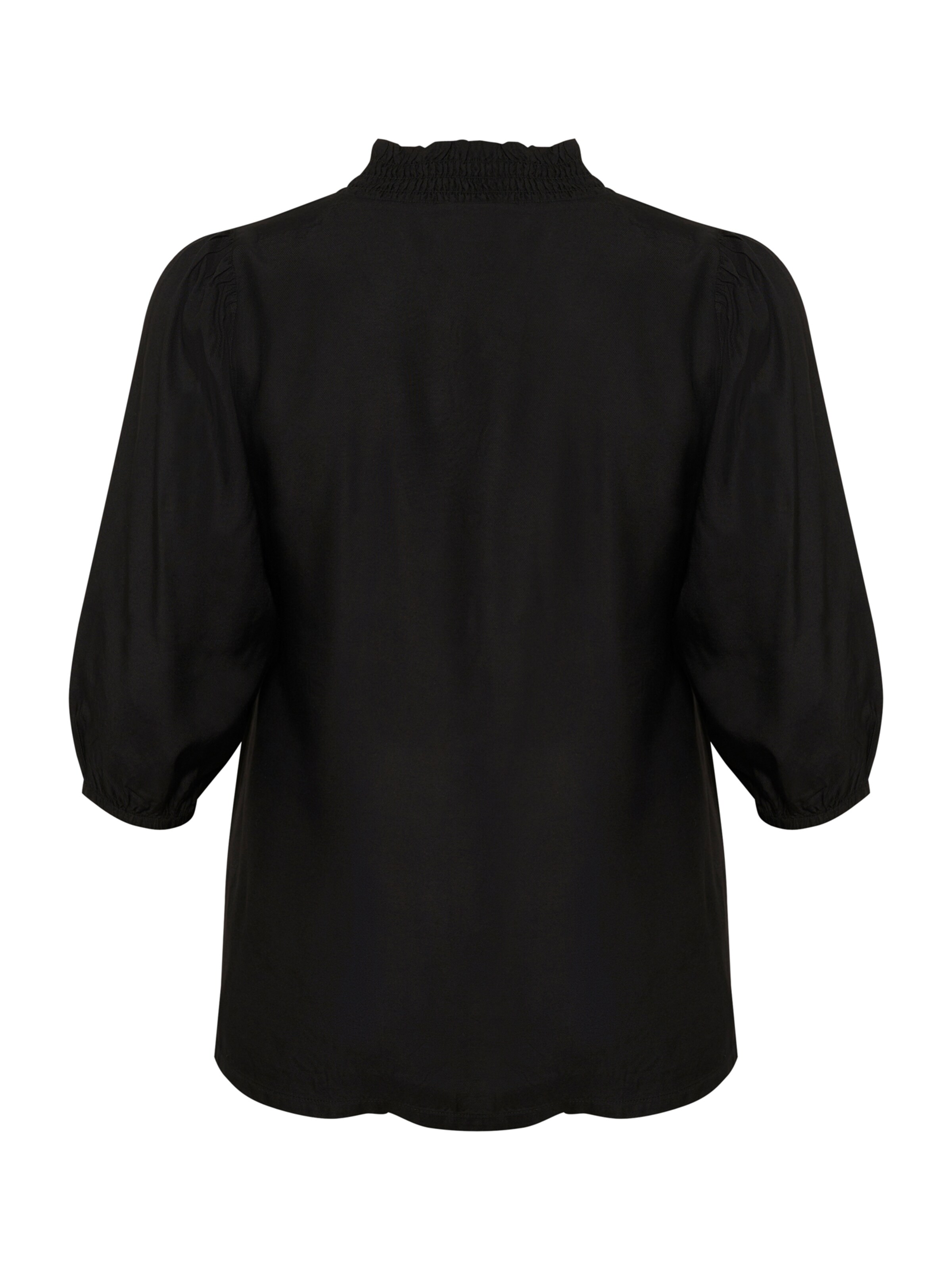 KAFFE CURVE Bluse 'Dania' in Schwarz