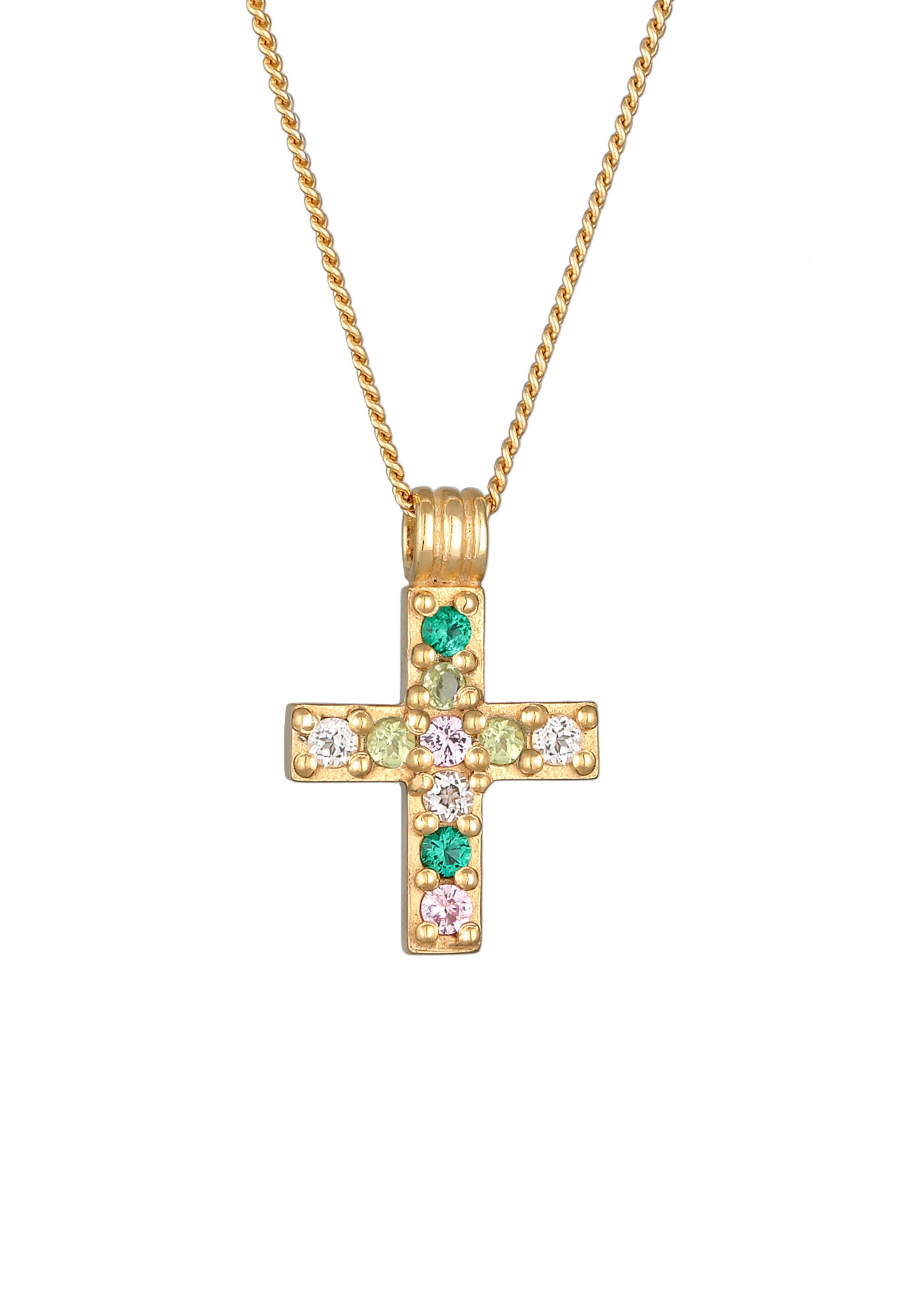 Haze&Glory Necklace 'Kreuz' in Gold: front