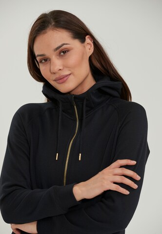 Athlecia Athletic Zip-Up Hoodie 'Soffina' in Black