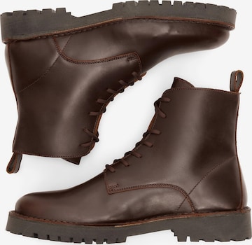SELECTED HOMME Lace-Up Boots 'Ricky' in Brown