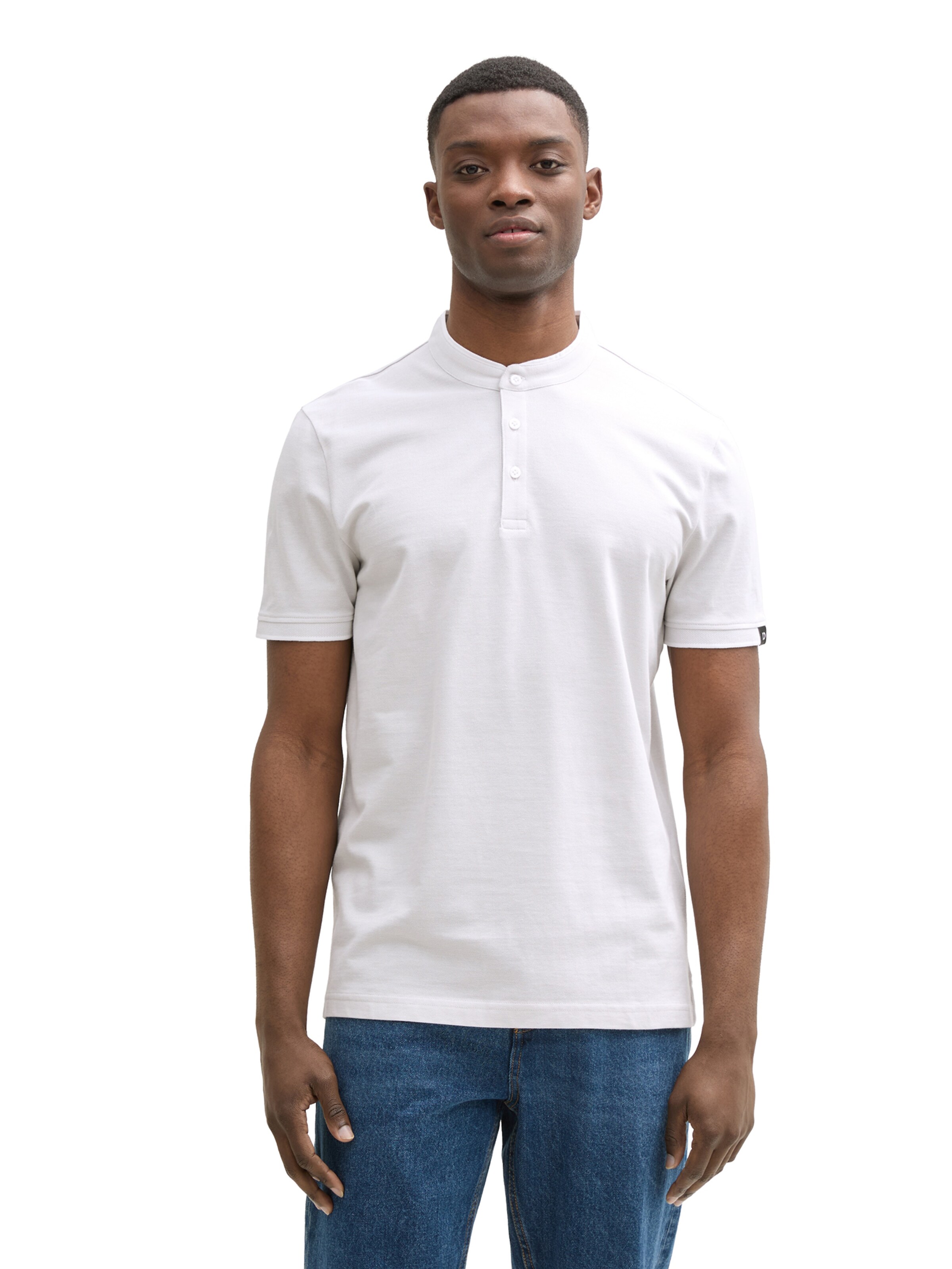 TOM TAILOR DENIM Tričko - Sivá: predná strana