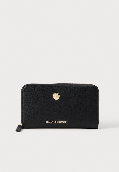 ARMANI EXCHANGE Naudas maks pieejams One Size, krāsa - melns, Preces skats