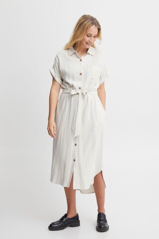 Fransa Shirt Dress 'Fratel' in Beige