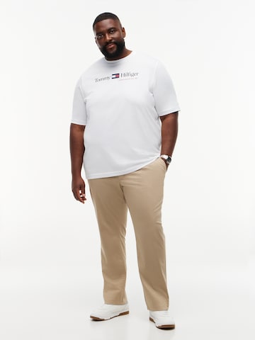 Tommy Hilfiger Big & Tall Μπλουζάκι σε λευκό